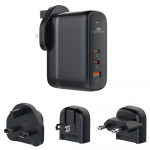 Spacetronik Įkroviklis GaN 65W 2x PD 2x USB-C USB QC EU JK JAV