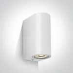 Pavir&scaron;inis &scaron;viestuvas, 2xGU10, baltas, IP65, 67142G/W