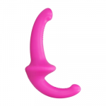 Ouch By Shots OUCH! Silicone Strapless Strap-On Violetinė 10-Speed Remote Control 12cm