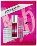 Bruno Banani Pure Woman - deodorant s rozpra&scaron;ovačem 75 ml + sprchov&yacute; gel 50 ml