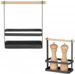 Organizatoriaus stalo prieskonių krep&scaron;elis su medine rankena 23x10x24 cm - Hendi 427040