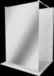 Walk-in du&scaron;o sienelė Mexen Kioto, Chrome, veidrodinė, 110 x 200 cm