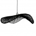 Pakabinamas &scaron;viestuvas Bazaar Pendelis, Chapeau, 0,75x0,75x0,2 m, Juoda