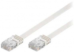 DELTACO U/UTP Cat6 jungiamasis kabelis, plok&scaron;čias, 5 m, 250 MHz, baltas