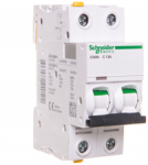 Schneider A9F04213 Grandinės pertraukiklis 2P C 13A 6kA AC iC60N-C13-2 A9F04213