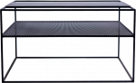Customform Kavos staliukas, DARYL METAL 60, 0.6x0.6x0.45 m, Juodas