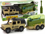 Lean Toys Dinozaurų Transporteris Su Surinkimo Rinkiniu