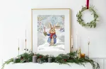 LetiStitch luca S Siuvinėjimo kryželiu rinkinys Christmas Caroling 21x27cm SLETIL9918