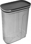 Orion Birių produktų indas 2,7 l su dozatoriumi pilkas