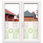 Dekoratyvinė balta matinė lipni plėvelė DECO44