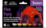 Vallejo Vallejo: 70.243 &ndash; Modelio spalva &ndash; Fantasy &ndash; Fire Fury (6 x 18 ml)