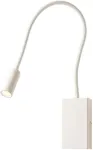 3W LED sieninis &scaron;viestuvas WALLIE, matinės baltos sp., 3000K, su USB jungtimi, 01-2754
