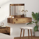 Makiažo stalas su stalčių Ruda 83 x 40 x 70 cm Apdirbta mediena