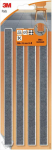Scotch 3M SCOTCH itin atsparūs veltinio įklotai, juostelės, 208x15 mm, 4 vnt., juodos