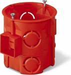 Elektro Plast Nasielsk 0285-01 Įleidžiamoji dėžutė 60 mm gili su varžtais, plytų raudonumo PK-60 PRO 0285-01 /60 vnt./