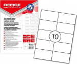 Office Products Etiketės Office Products A4 105x57mm baltos (100)