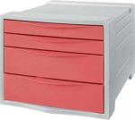 Esselte Konteineris su stalčiais Esselte C'B koralų spalvos