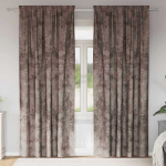 Aksominio tipo užuolaidos 2 pcs Kapučino 245 x 140 cm Aksomas