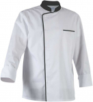 Long-sleeve jacket, baltas, pilkas border, L, Energy