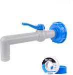 Bradas PP čiaupas 90&deg; IBCS60x6 19 mm žarnai IBCS60-GTM903419