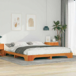 Lova Lovos rėmas Ruda 180 x 220 cm Kietos pu&scaron;ies mediena