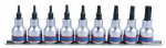 KING TONY Rinkinys NASADEK TORX 3/8" 9cz. T10 - T50, SZYNA
