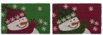 Durų kilimėlis DKD Home Decor Kalėdos PVC Kokoso pluo&scaron;tas (60 x 40 x 1,5 cm) (2 vnt.)