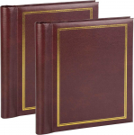 Nuotraukų rėmelis Victoria Collection Albumas SA40S Magnetinis 40 vnt. Klasikinis, rudas 2vnt