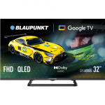 Televizorius Blaupunkt QLED TV | 32QBG6000S | 32 | Smart TV | Google TV | Juodas
