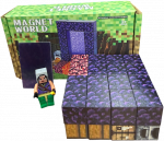 Magy Minecraft statybinių blokų rinkinys portalas 34 vienetai