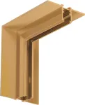 Užglaistomo magnetinės sistemos ZAMBELIS MAGNETIC 6MM bėgelio vertikalus kampinis sujungimas, 24V, žalvario sp., 25227
