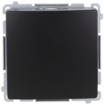 Kontakt Simon BMW1.01/49 Simon Basic Vienpolis jungiklis (modulis) 10AX, 250V, greitos jungtys, juodas BMW1.01/49