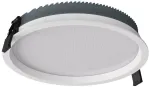 28W LED įleidžiamas &scaron;viestuvas XEVO ROUND, matinės baltos sp., 3000/4000/6000K