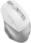 A4tech FB45CS Air2 FStyler, bezdr&aacute;tov&aacute; tich&aacute; kancel&aacute;řsk&aacute; pelė, BT+2,4GHz, b&iacute;l&aacute;