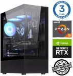 Stacionarus kompiuteris INTOP Ryzen 5 7500X3D 16GB DDR5 1TB SSD M.2 NVME+2TB RTX5060Ti 8GB no-OS (RW66792NS)
