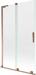 Gold Vonios sienelė Mexen Velar L, 110 x 150 cm, Rose auksinis/Transparent