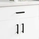 Spintelės rankena 474 pcs Juoda 121 x 16.6 x 28.3 mm Geležis