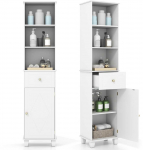 Bonideco Select Baltos MDF ir pu&scaron;ies vonios spintelė, 40x30x172 cm, 19 kg