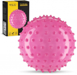 4Fizjo Reabilitacijos kamuolys su dygliais, 20 cm, rožinis