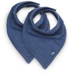 Jollein seilinukas Bib Bandana Basic Stripe Jeans Mėlyna 2 vnt.