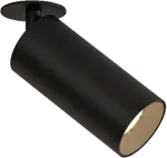 12W LED įleidžiamo montavimo akcentinis &scaron;viestuvas PIPE, juodas, 3000K, dimeriuojamas, E3986000NDT