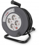 Ilgiklis su stovu Entac 25m 4 lizdų 2300W IP20