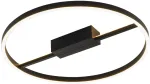 36W LED lubinis &scaron;viestuvas MALVINA, juodas, 3000K, 4348400