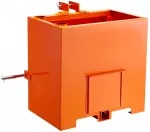 Vevor Traktoriaus balastinė dėžė, 3 ta&scaron;kų, 363 kg, oranžinė