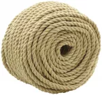 Laivo virvė 10 mm 25 m Natūrali