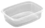 Usorteret Plastikinė dėžutė, Mini 65, stačiakampė 125 ml, 108x82x28 mm PP, permatoma, kartoninė pakuotė po 1000 vnt.