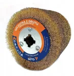 Glob &Scaron;epetys i&scaron; mink&scaron;tos vielos medienos sendinimui Glob Tools i&scaron; žalvario vielos 120x100x19mm