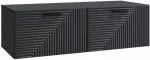 TV staliukas Sieninė TV spintelė Juoda 98 x 41 x 30 cm Apdirbta mediena