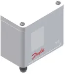 Danfoss Dvigubas slėgio jungiklis KP 5 auk&scaron;tas slėgis, 8-32 bar, slėgių skirtumas 1,8-6,0 bar, automatinis atstatymas, AC-3 16A, 400V IP44