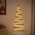 Kabantis Kalėdų medis 120 cm 50 LED &Scaron;ilta balta